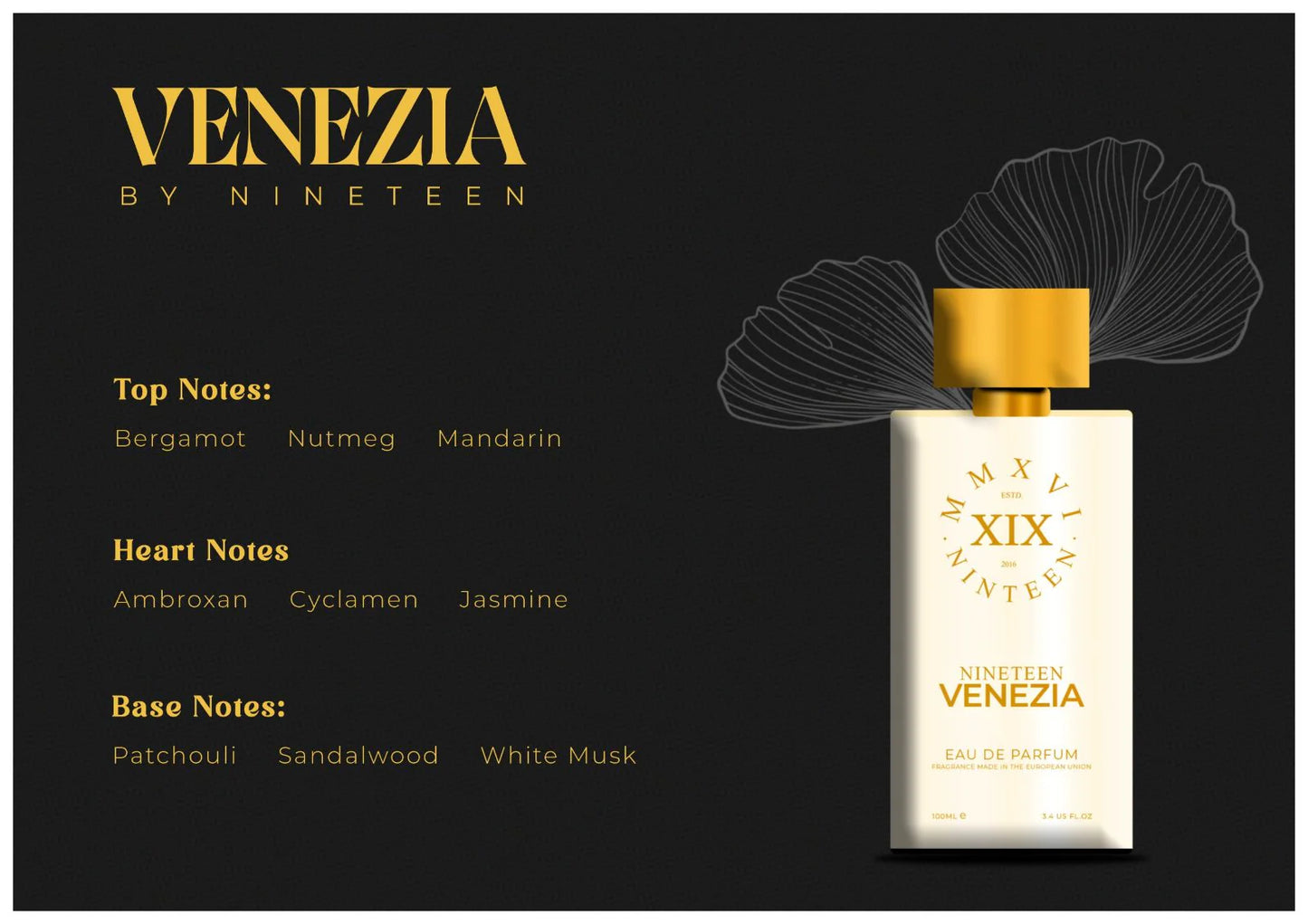 Venezia by XIX Eau De Parfum - 100Ml